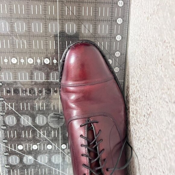 Allen Edmonds Park Avenue Men Size 9.5B Brown Leather Cap Toe Oxford Dress Shoes - Picture 14 of 14